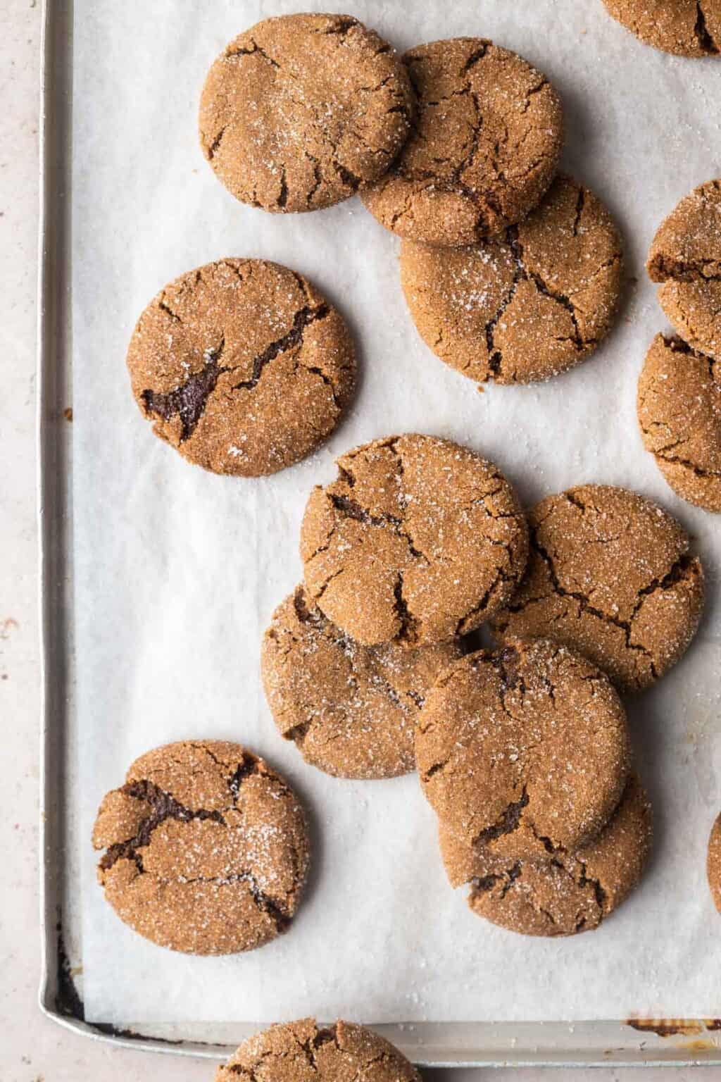 Molasses Crinkle Cookies Emma Duckworth Bakes
