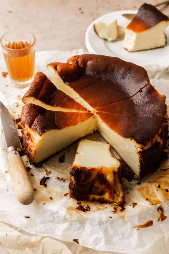San Sebastian Cheesecake (BurntBasque) Emma Duckworth Bakes